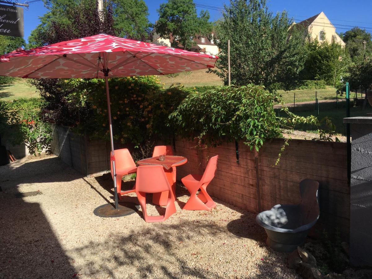 Au Cheval Bleu Bed & Breakfast Fontenay-pres-Vezelay Exterior photo
